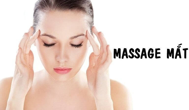 Cách massage mắt cận