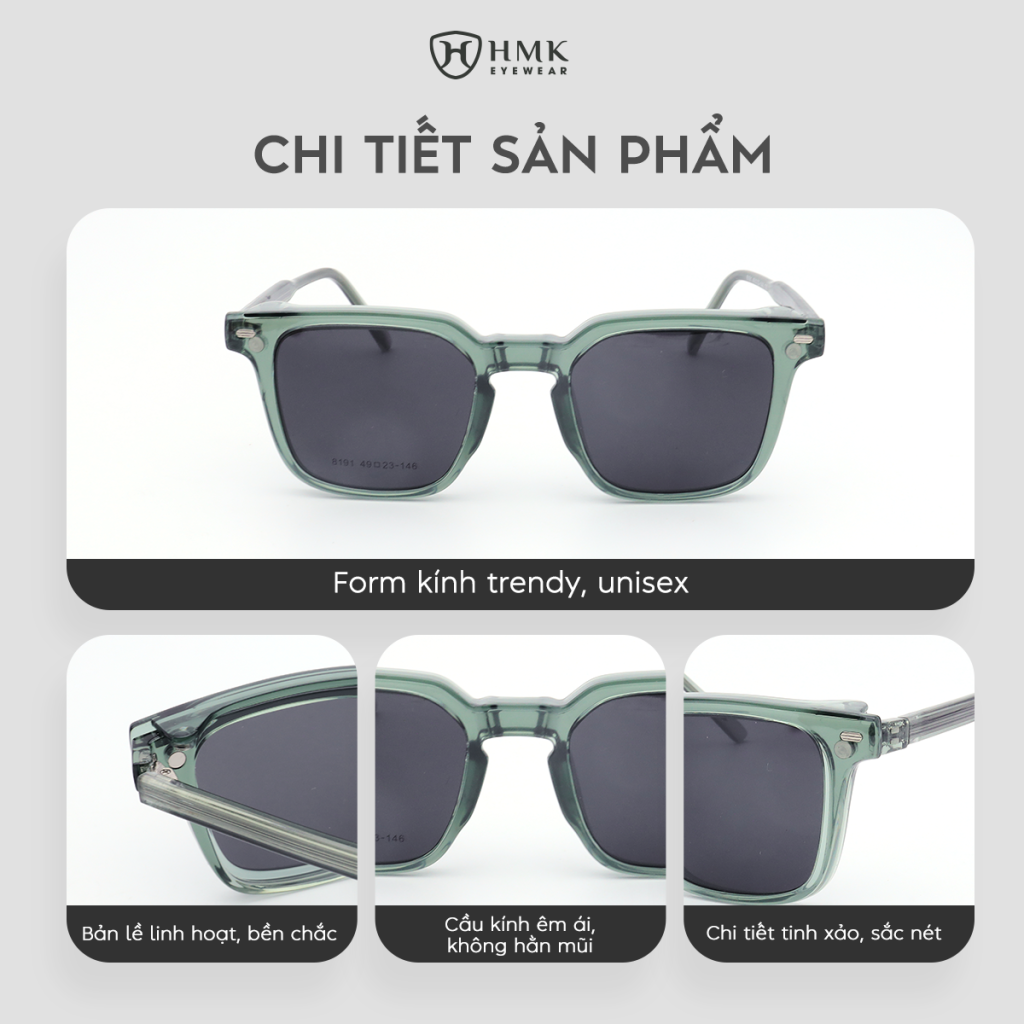 Kính Mát Hai Lớp Chống UV HMK Eyewear – 2L8191