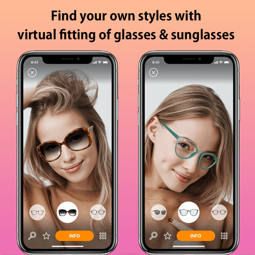 App chọn kính phù hợp với khuôn mặt Virtry