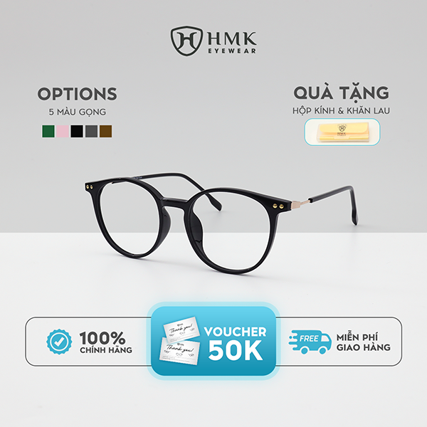 Gọng Kính Nhựa Phối Kim Loại HMK Eyewear – KL83079