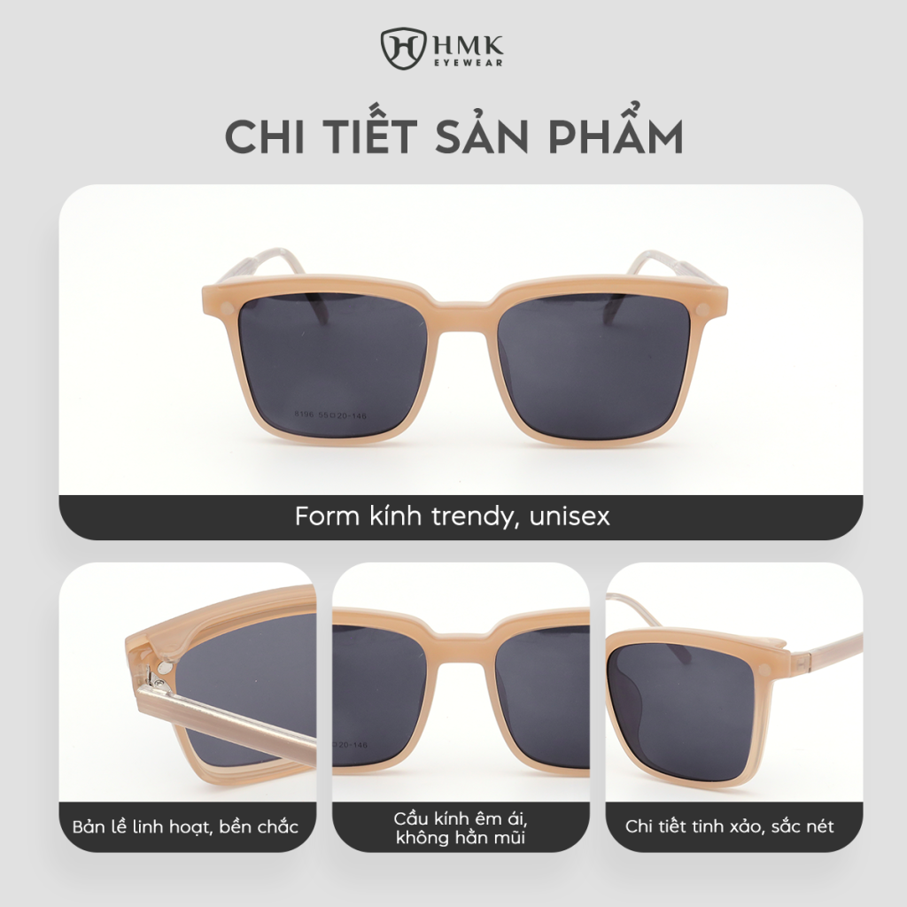 Kính Mát Hai Lớp Chống UV HMK Eyewear – 2L8196