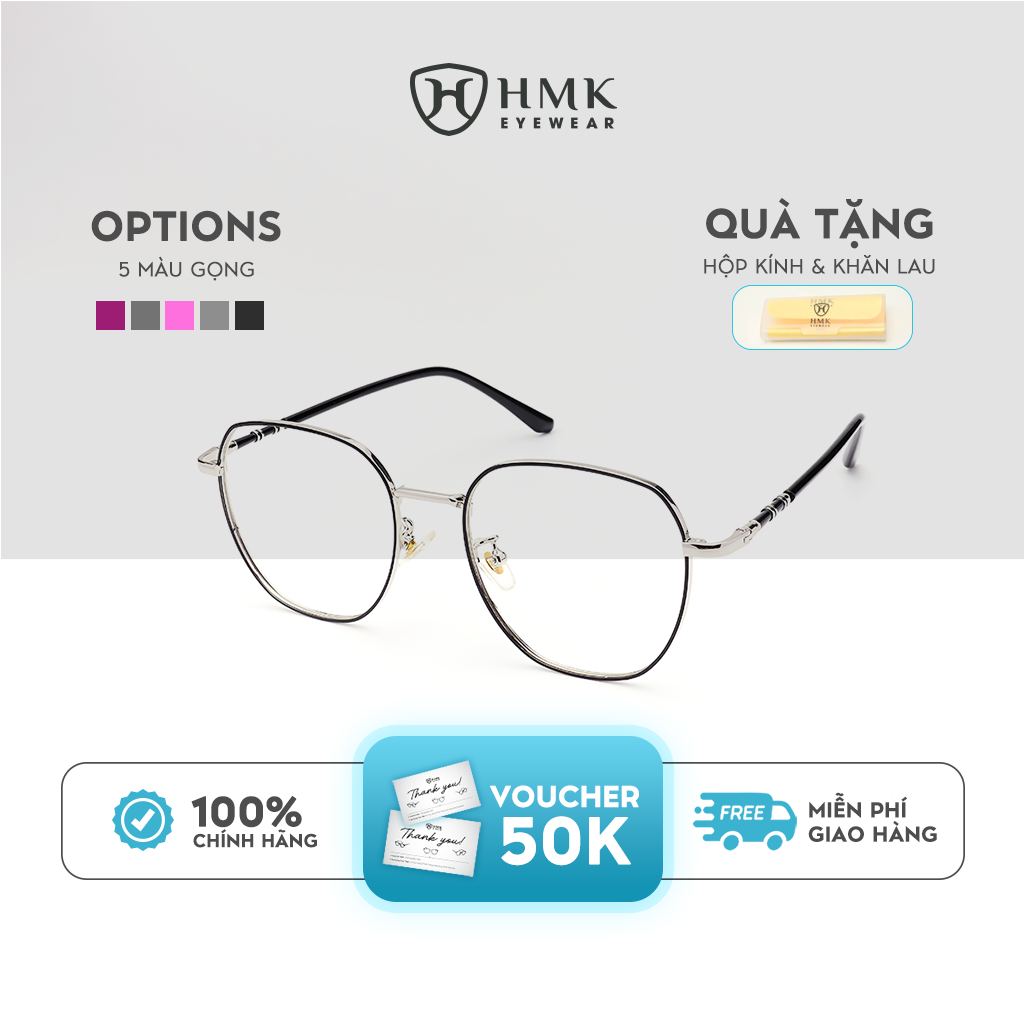 Gọng Kính Kim Loại HMK – KL65098