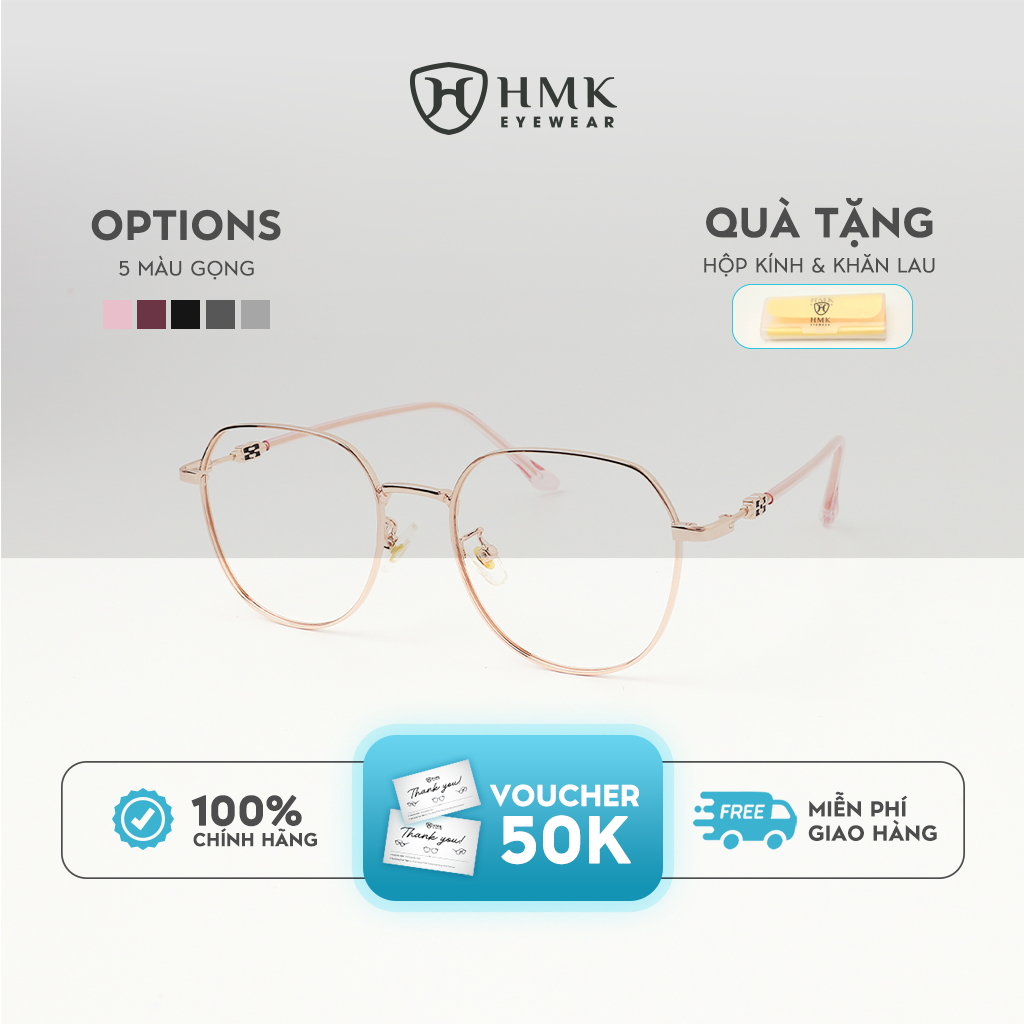 Gọng Kính Kim Loại HMK – KL68009