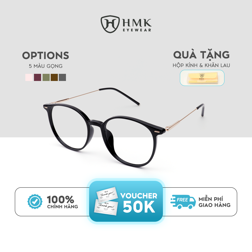 Gọng Kính Nhựa Phối Kim Loại HMK – KL83083