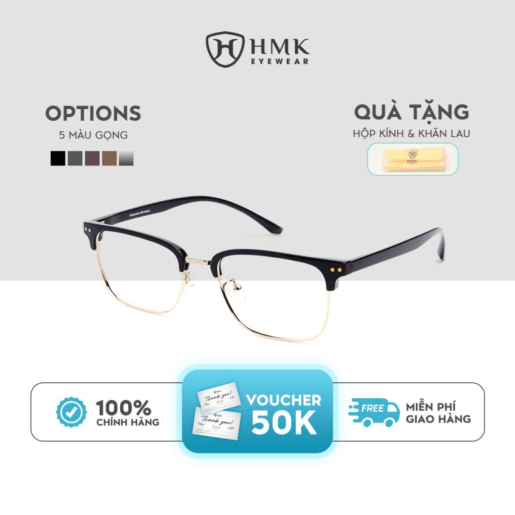 Gọng Kính Kim Loại HMK – KL9528