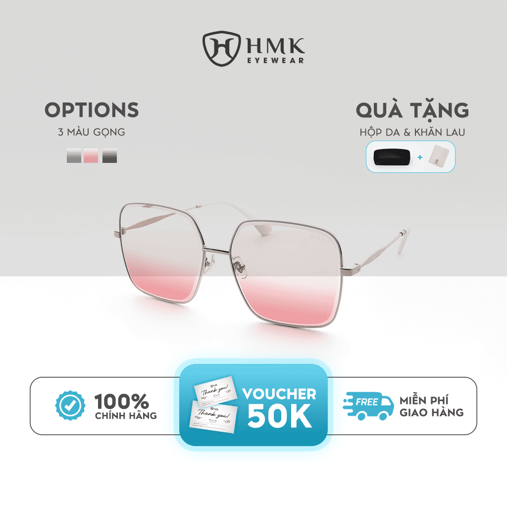 Kính Mát Thời Trang Mắt Vuông HMK Eyewear – KM28510