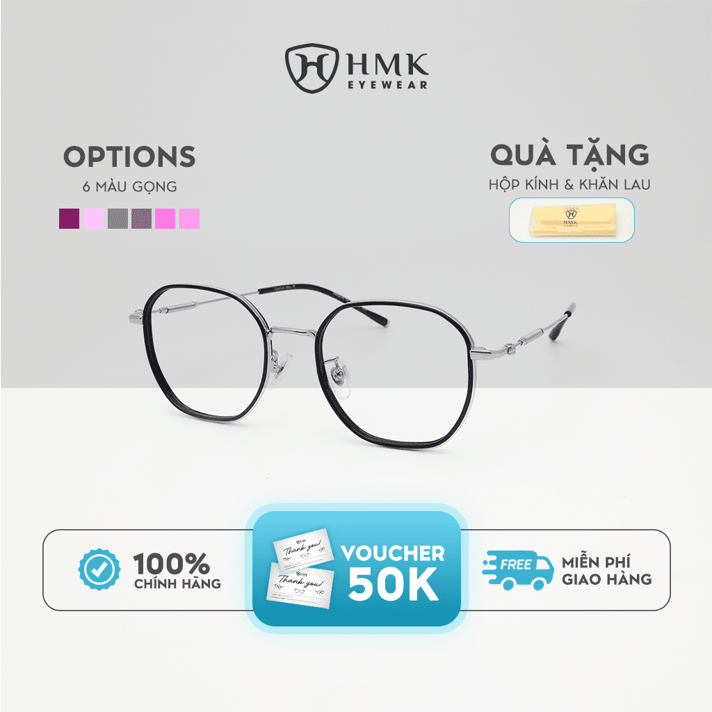 Gọng Kính Kim Loại HMK Eyewear – KL23127