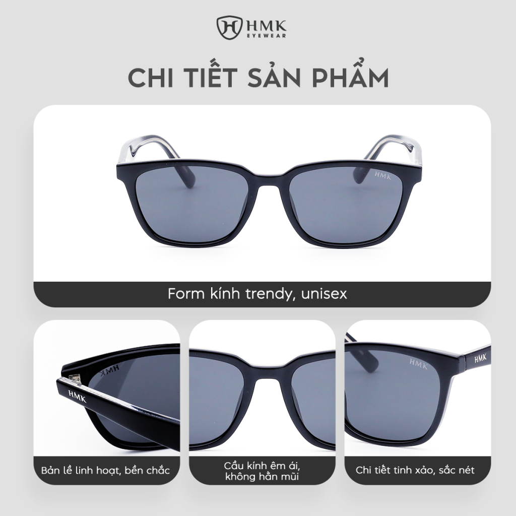 Kính Mát Chống Tia UV HMK Eyewear – KM9016