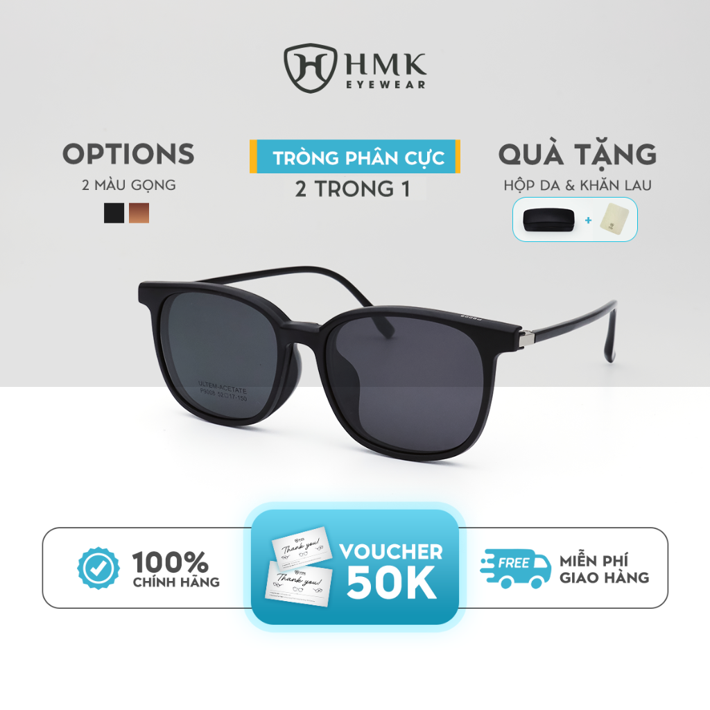 Kính Mát Hai Lớp Chống UV HMK Eyewear – 2L9008