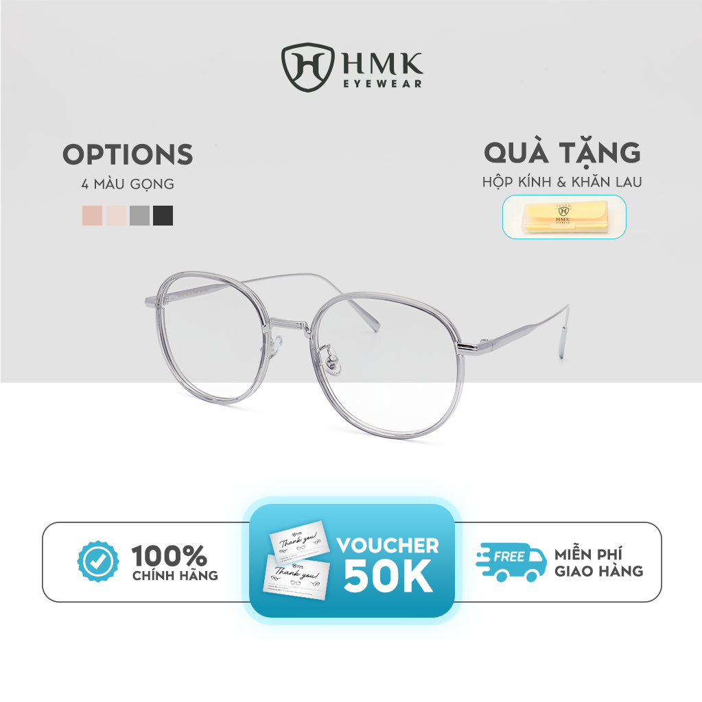 Gọng Kính Kim Loại HMK Eyewear – KLN2982