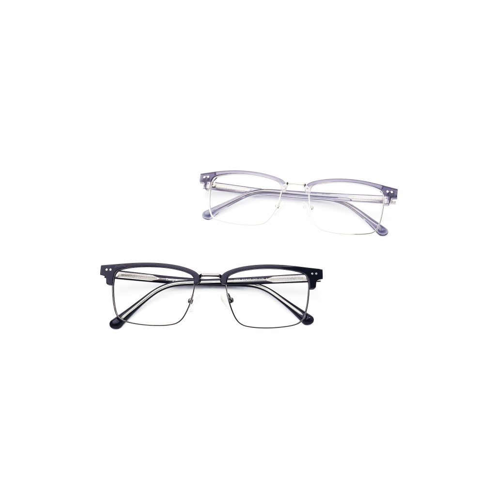 Gọng Kính Cận Nửa Viền Kim Loại HMK Eyewear – NV1559