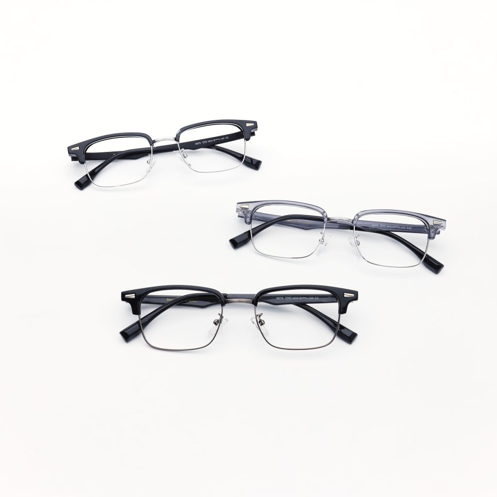 Gọng Kính Cận Nửa Viền Kim Loại HMK Eyewear – NV9875