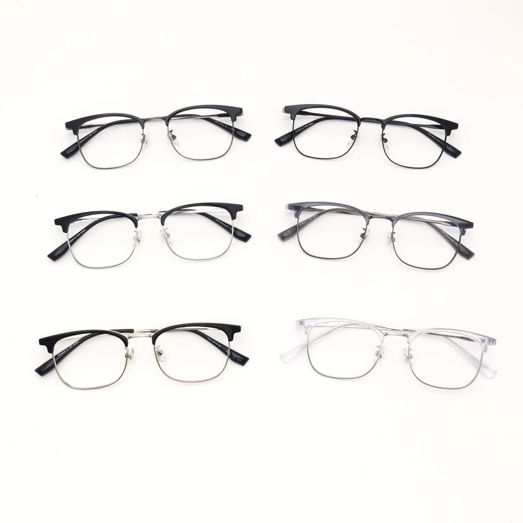 Gọng Kính Cận Nửa Viền Kim Loại HMK Eyewear – NV10244