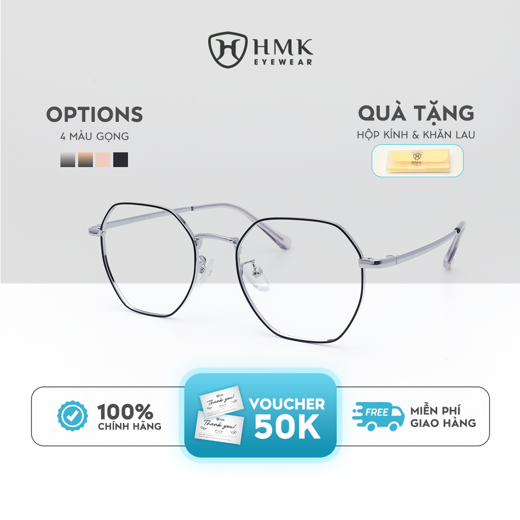 Gọng Kính Kim Loại HMK – KL66018