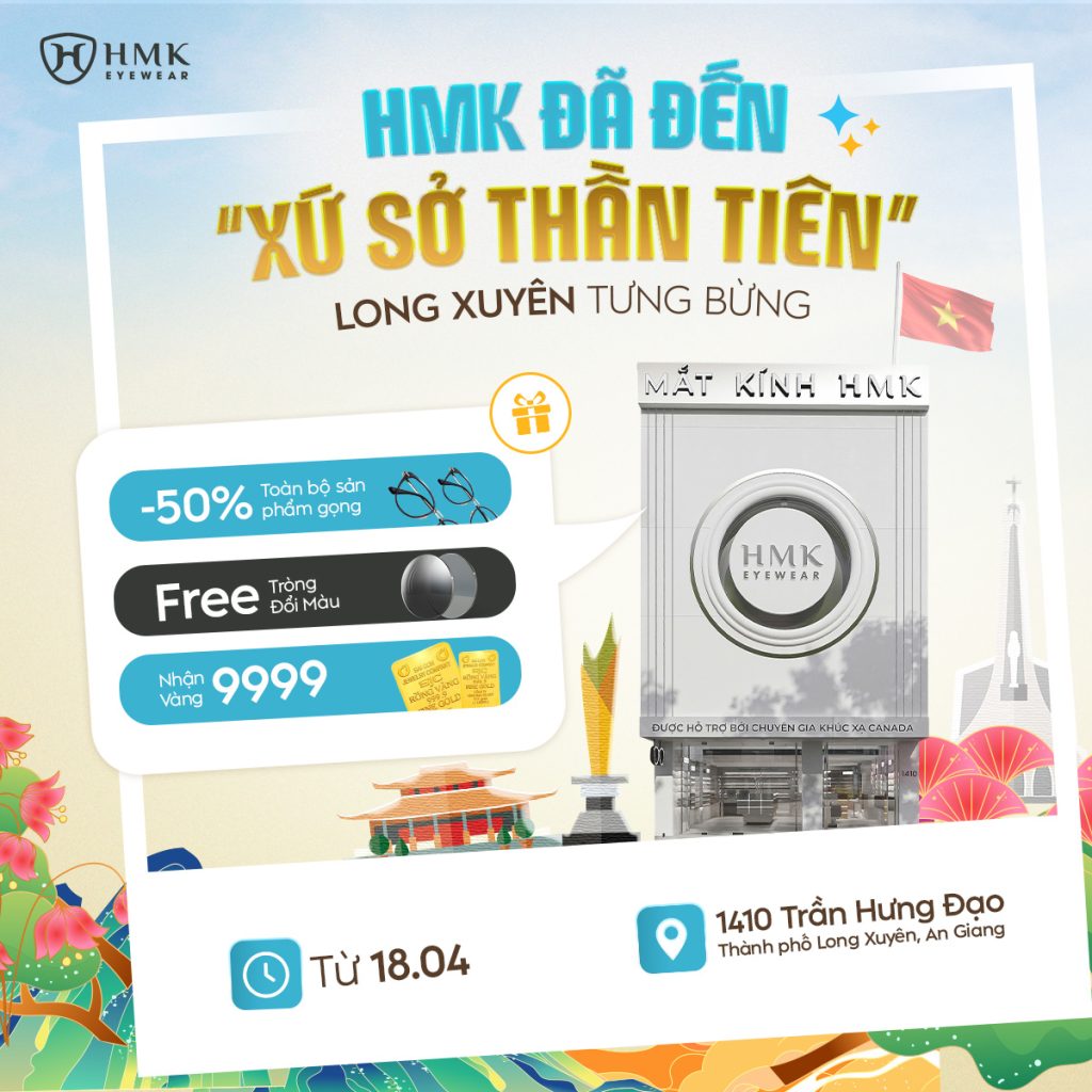 GRAND OPENING HMK STORE 51 – LONG XUYÊN KHAI TRƯƠNG VỚI ƯU ĐÃI CỰC KHỦNG