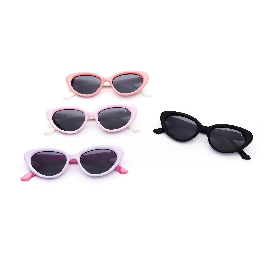 Kính Mát Trẻ Em HMK Eyewear Dáng Mắt Mèo Nhựa An Toàn Cho Bé Chống Tia UV Bảo Vệ Mắt Dễ Thương Đáng Yêu – MEB6095