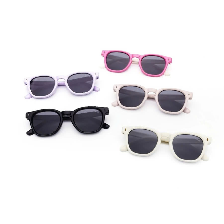 Kính Mát Trẻ Em HMK Eyewear Dáng Vuông Nhựa An Toàn Cho Bé Chống Tia UV Bảo Vệ Mắt Dễ Thương – MEB6093
