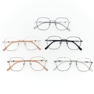 Gọng Kính Cận HMK Eyewear Kim Loại Đa Giác Unisex Nam Nữ Thời Trang Trendy Dễ Đeo Dễ Thương -KL90080