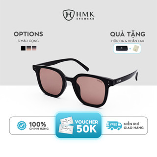 Kính Râm Phụ Kiện Đi Biển HMK Eyewear Dáng Vuông Thời Trang Unisex Chống Tia UV Bảo Vệ Mắt – KM2139