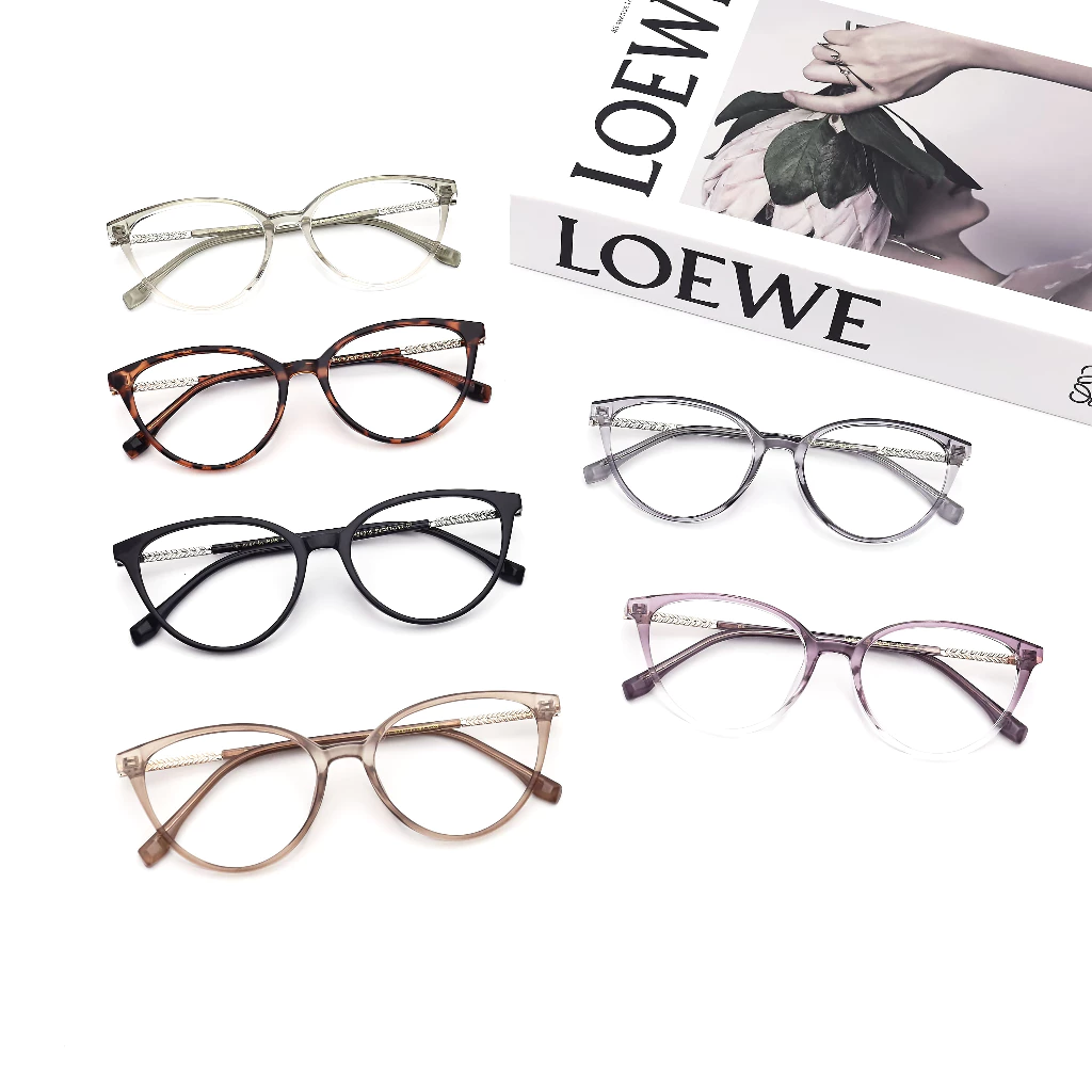 Kính Mắt Mèo Thời Trang HMK Eyewear Kính Mèo Nhựa Dẻo Chắc Chắn Nhiều Màu Cá Tính – MM30327 x ECMM5016 x MM32018
