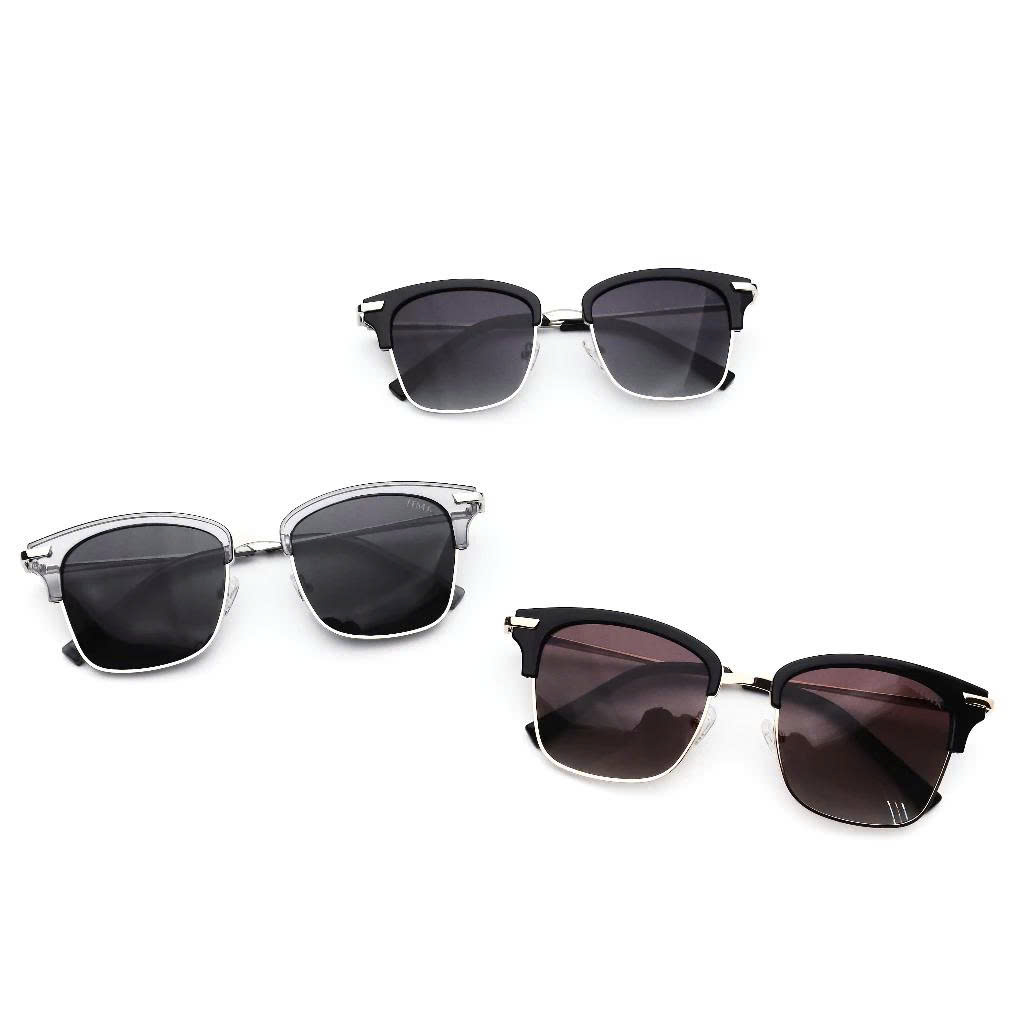 Kính Mát Nửa Viền HMK Eyewear Thời Trang Nam Nữ Tổng Tài Bảo Vệ Mắt Chống Tia UV – KM27001