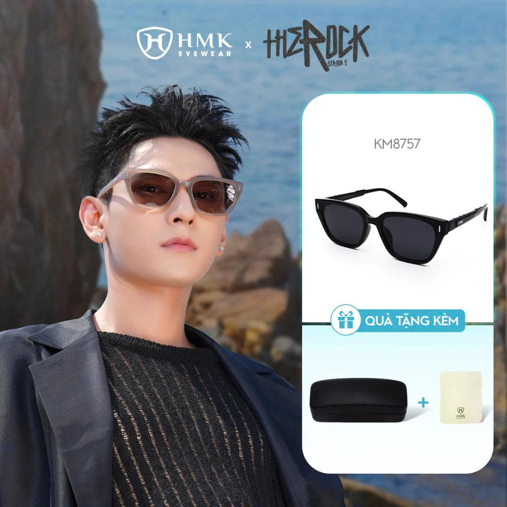 Kính Mát Mắt Mèo Unisex Nam Nữ HMK Eyewear Chống Tia UV Bảo Vệ Mắt Toàn Diện Thời Trang Cá Tính – KM8757