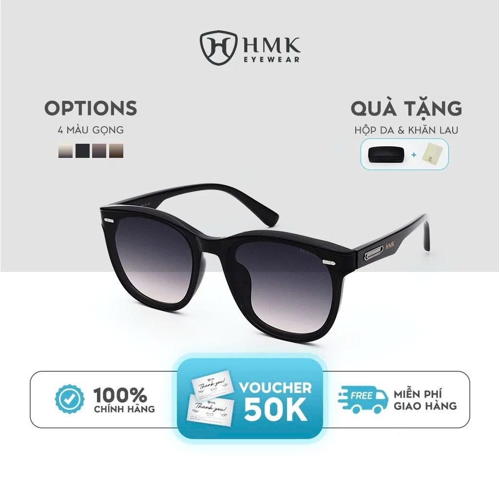 Kính Mát Thời Trang HMK Eyewear Chống Tia UV Bảo Vệ Mắt, Mắt Kính Thời Trang Nam Nữ – KM28020