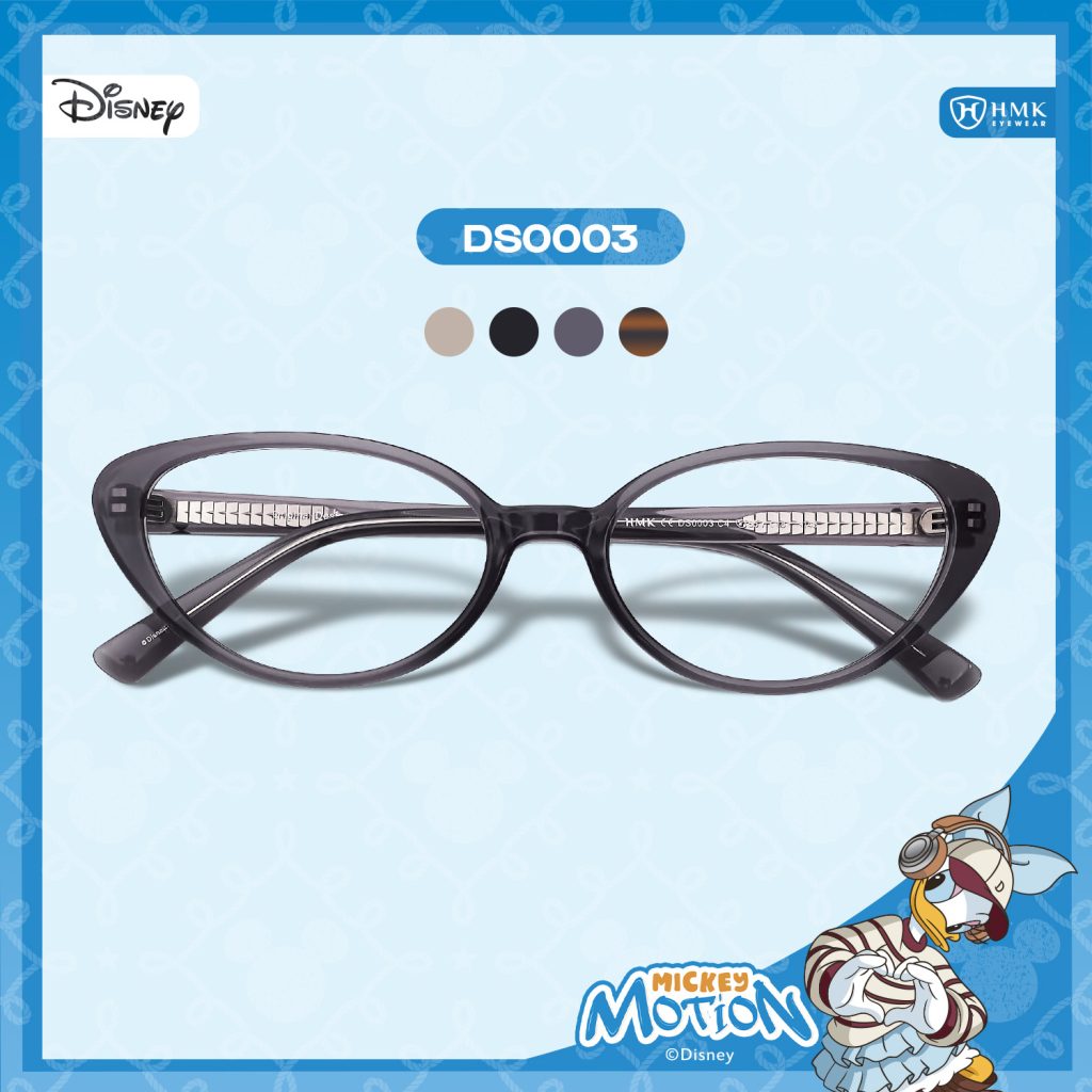 [Mickey Motion Collection] Kính Mắt Mèo HMK Eyewear Mickey Motion Nhựa Cao Cấp Thời Trang Nữ Cá Tính – DS0003